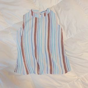 2/$15 Girls stripe tank blouse